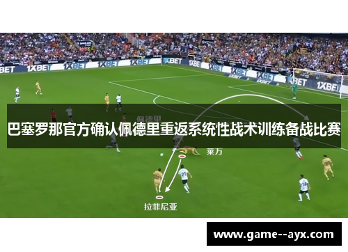 巴塞罗那官方确认佩德里重返系统性战术训练备战比赛 巴塞罗那官方确认佩德里重返系统性战术训练备战比赛